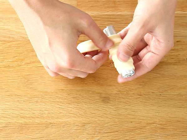 Cannoli puding vanila - Persiapan langkah 3