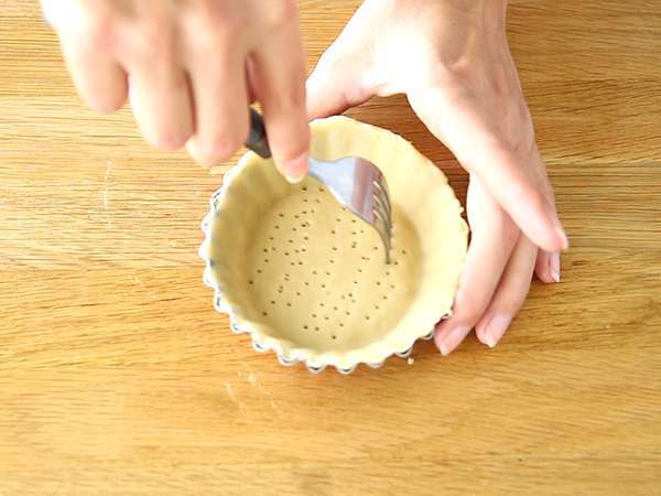 Tartlet raspberry yang cepat dan mudah - Persiapan langkah 5