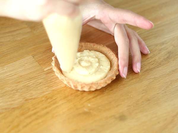 Tartlet raspberry yang cepat dan mudah - Persiapan langkah 6