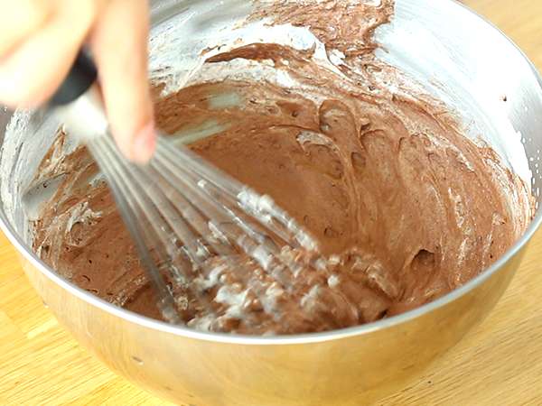 Cokelat Merveilleux - Persiapan langkah 3