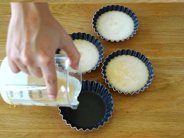 Clafoutis ceri mini bebas gluten - Persiapan langkah 2