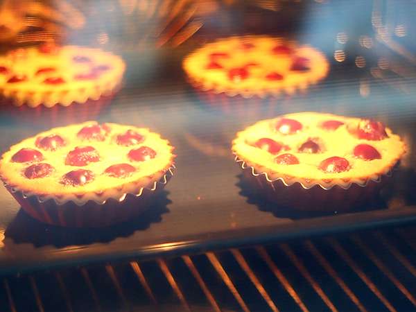 Clafoutis ceri mini bebas gluten - Persiapan langkah 4