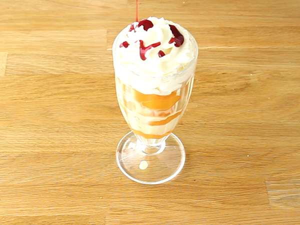 Peach melba - Persiapan langkah 2