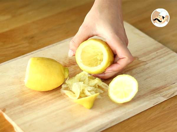 Lemon yang dibekukan, sorbet yang menyegarkan - Persiapan langkah 1