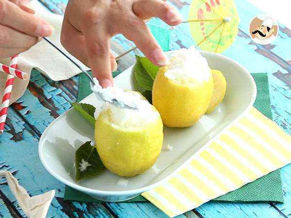 Lemon yang dibekukan, sorbet yang menyegarkan - Persiapan langkah 6