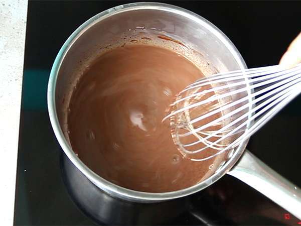 Cokelat Liège, krim cokelat khas Wina - Persiapan langkah 1