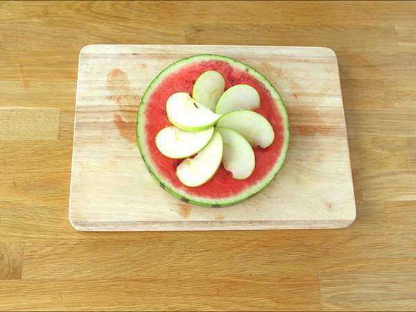 Pizza semangka - Persiapan langkah 2