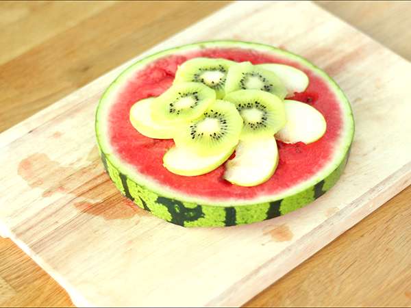 Pizza semangka - Persiapan langkah 3