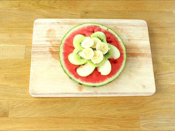 Pizza semangka - Persiapan langkah 4