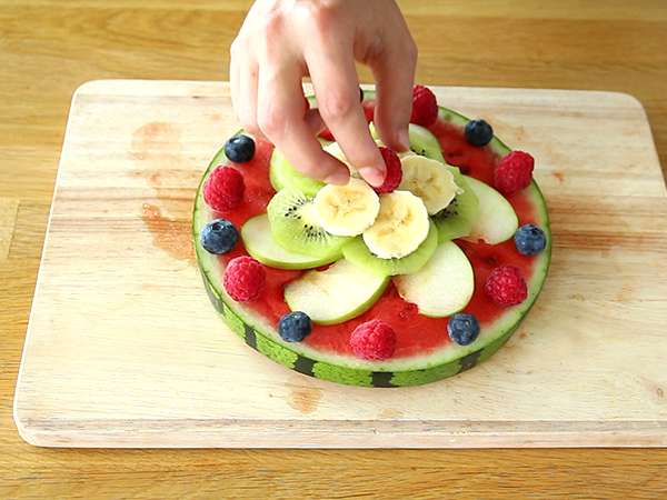 Pizza semangka - Persiapan langkah 5