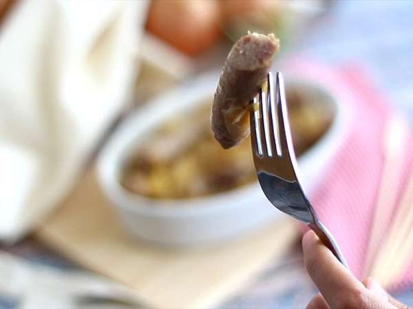 Sosis dalam anggur putih - Persiapan langkah 4