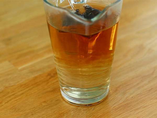 Es teh persik buatan sendiri - Persiapan langkah 1