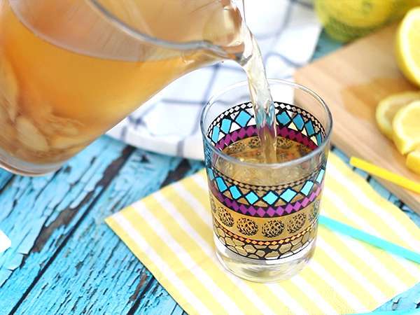 Es teh persik buatan sendiri - Persiapan langkah 4