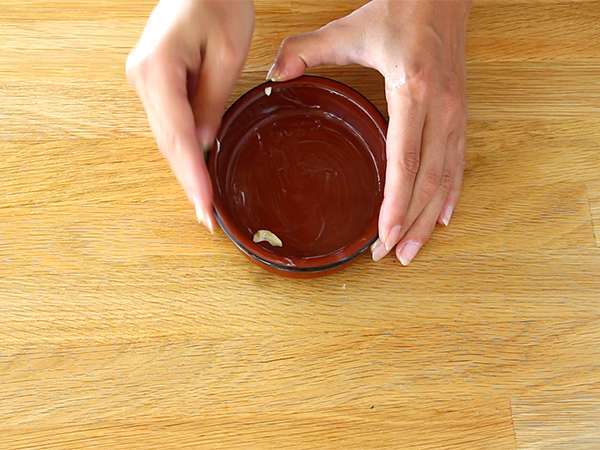 Pizza dengan Kit Kat dan yoghurt Chocolate Danette - Persiapan langkah 1
