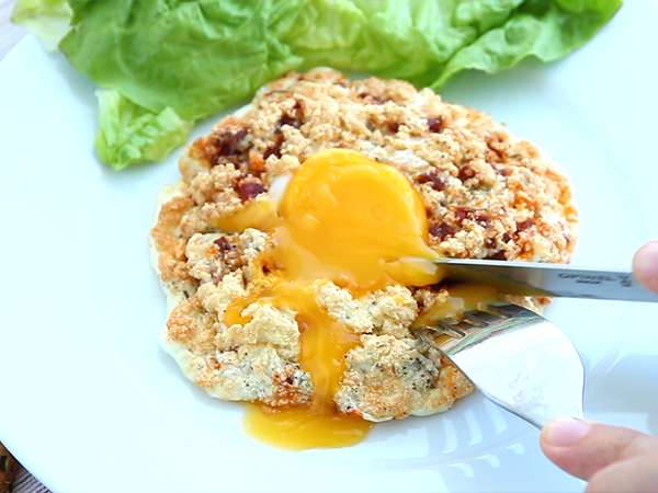 Telur keruh dengan chorizo - Persiapan langkah 7