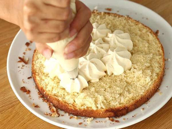 Tarte tropézienne dijelaskan langkah demi langkah - Persiapan langkah 11