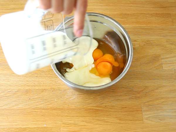 Quiche salmon yang cepat dan mudah - Persiapan langkah 4