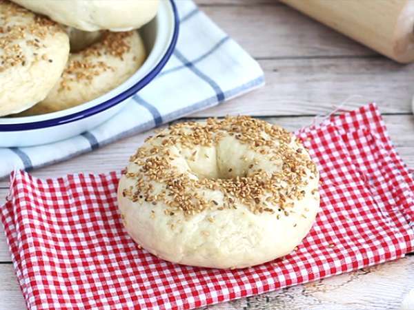 Bagel buatan sendiri - Persiapan langkah 7