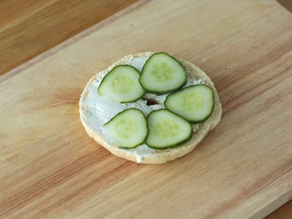 Bagel vegetarian - Persiapan langkah 2