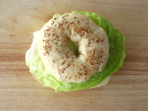 Bagel vegetarian - Persiapan langkah 4