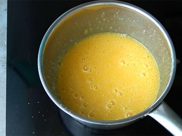 Dadih lemon, krim lemon - Persiapan langkah 1