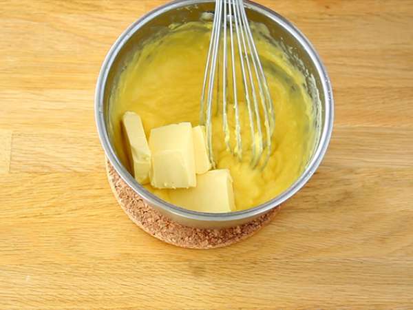 Dadih lemon, krim lemon - Persiapan langkah 3