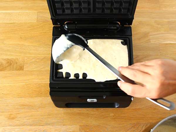 Wafel yang ringan dan renyah - Persiapan langkah 4