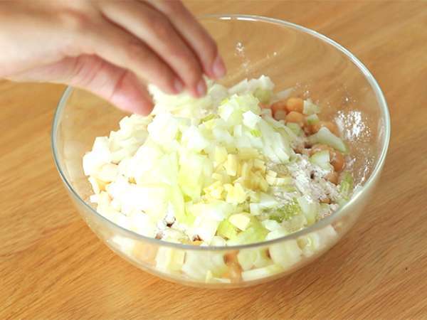 Falafels, resep yang cepat dan mudah - Persiapan langkah 1