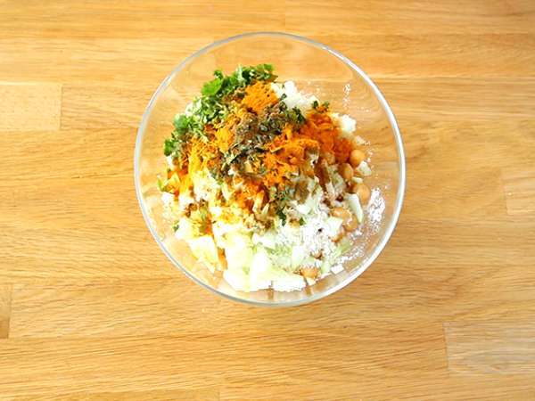 Falafels, resep yang cepat dan mudah - Persiapan langkah 2