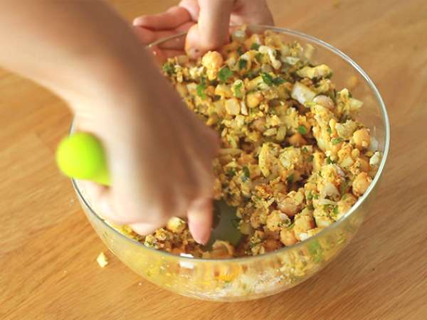 Falafels, resep yang cepat dan mudah - Persiapan langkah 3