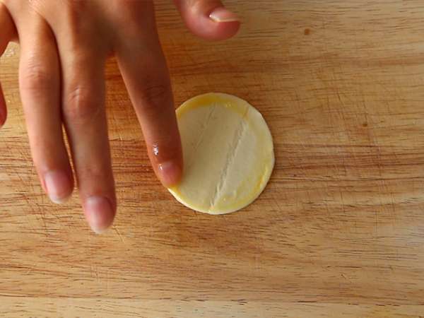 Gorengan vanila yang renyah - Persiapan langkah 2