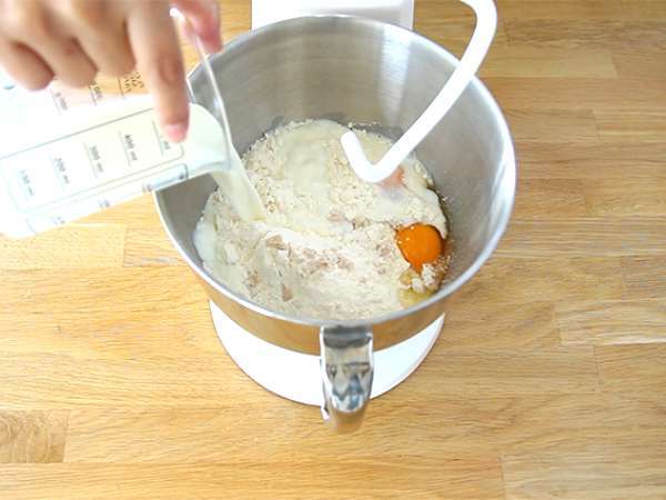 Wafel tradisional Liège - Persiapan langkah 1