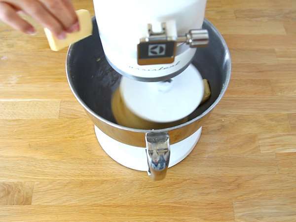 Wafel tradisional Liège - Persiapan langkah 2