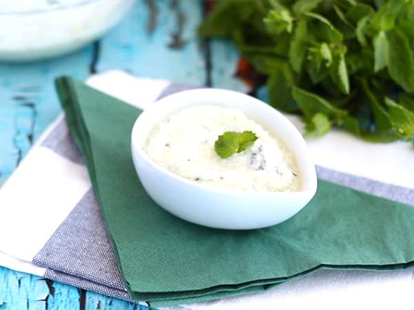 Tzatziki, mentimun dan saus yoghurt khas Yunani - Persiapan langkah 5