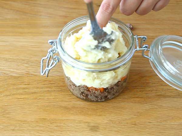 Bebek parmentier - Persiapan langkah 6