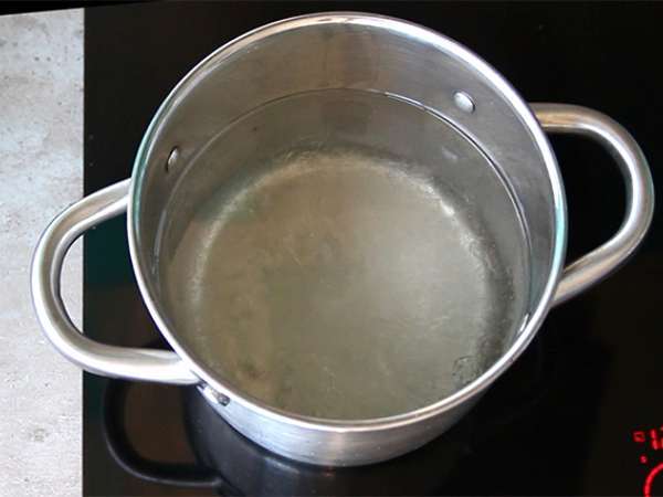 Sirup mint buatan sendiri - Persiapan langkah 1