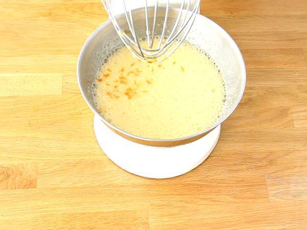 Kue gulung jeruk Portugis - Torta de laranja - Persiapan langkah 2