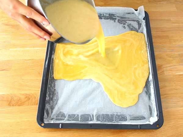 Kue gulung jeruk Portugis - Torta de laranja - Persiapan langkah 3