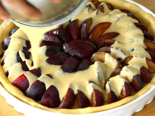 Kue tart plum brioche - Persiapan langkah 6