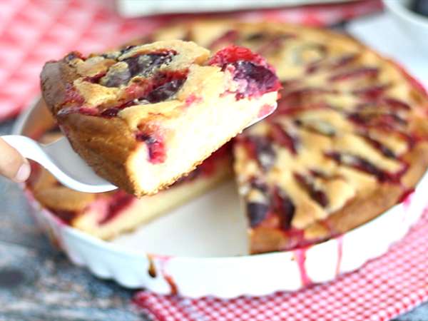 Kue tart plum brioche - Persiapan langkah 8