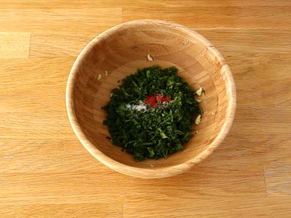 Paella hidangan laut - Persiapan langkah 5