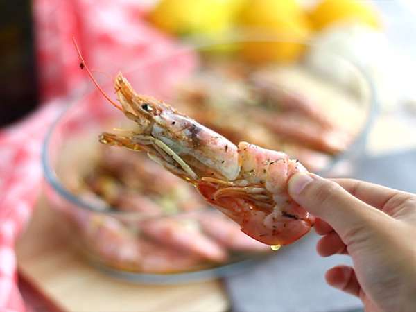 Udang panggang dengan bawang putih dan rempah-rempah - Persiapan langkah 5