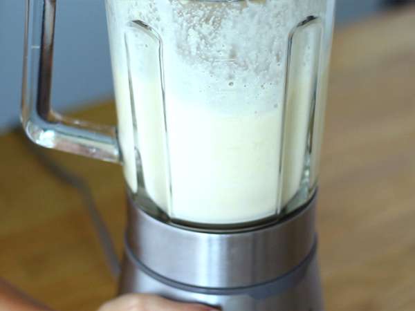 Baghrir, pancake Maroko dengan seribu lubang - Persiapan langkah 2