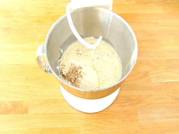 Muffin Inggris (mudah dan lembab) - Persiapan langkah 1