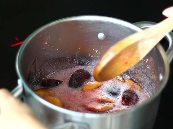Selai plum buatan sendiri - Persiapan langkah 2
