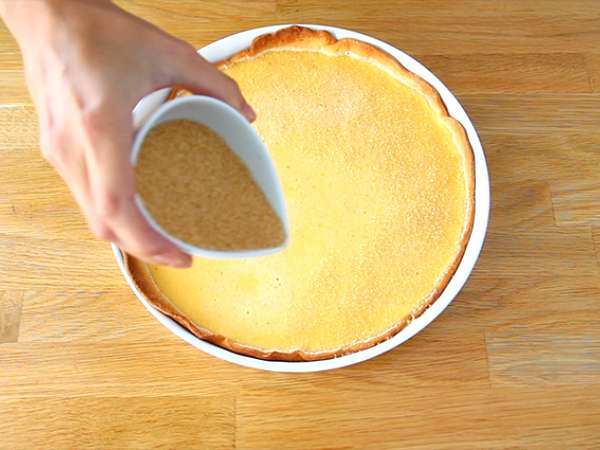Crème brûlée tart, hidangan penutup yang disempurnakan selangkah demi selangkah - Persiapan langkah 5