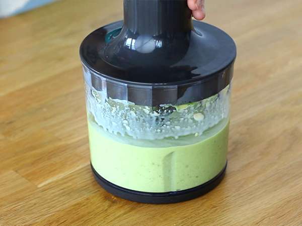 Krim pencuci mulut vegan - Cokelat, pisang, alpukat - Persiapan langkah 2