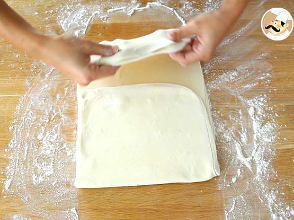 Puff pastry dijelaskan langkah demi langkah - Persiapan langkah 5