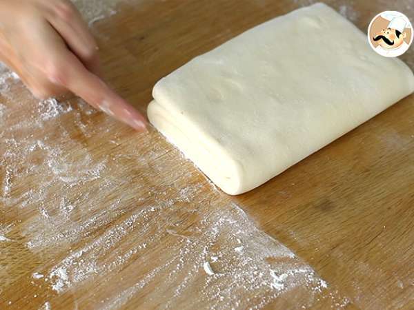 Puff pastry dijelaskan langkah demi langkah - Persiapan langkah 6