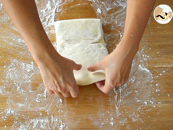 Puff pastry dijelaskan langkah demi langkah - Persiapan langkah 8